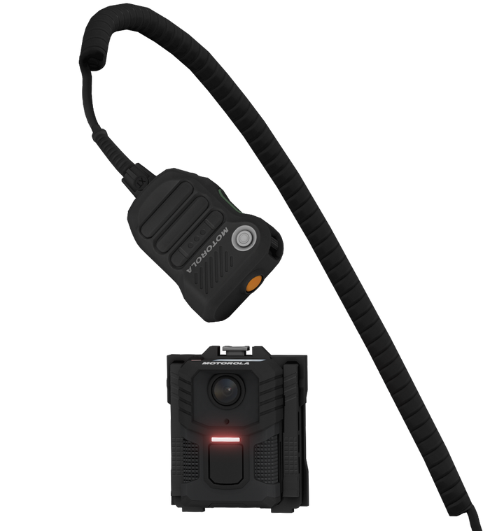 Micros Motorola XVE500 et caméras corporelles V300
