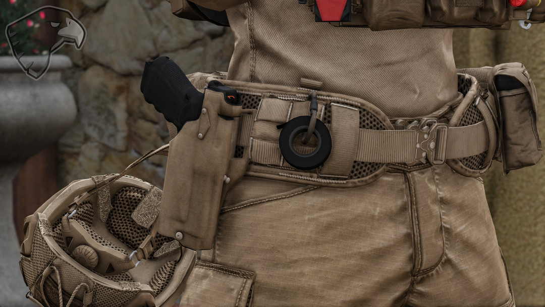 Holsters for top battle belts